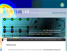 Tablet Screenshot of nicolelislab.net